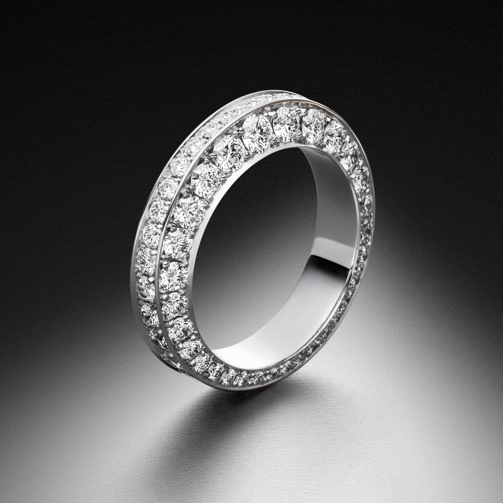 Memoire Ring Multi Alliance Exire Weissgold Diamanten - STEINBACH Goldschmiede