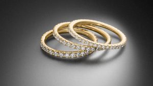 filigraner zarter memoire ring 0.40ct 0.60ct 0.85ct diamanten gelbgold steinbach goldschmiede